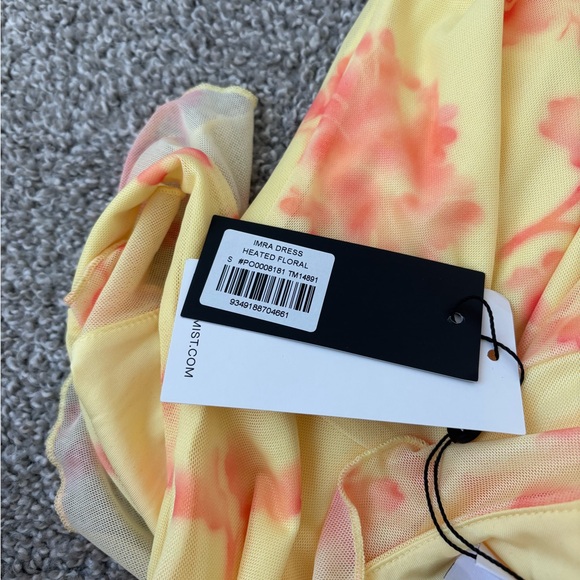 Tiger Mist Yellow and Orange Floral Dress - Picture 7 of 7